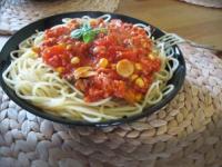 Spaghete(spaghetti) de post cu porumb si ciuperci Spaghete(spaghetti) de post cu porumb si ciuperci